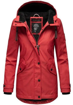 Navahoo LINDRAA giacca impermeabile da donna, rosso