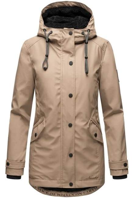 Navahoo Lindraa giacca impermeabile da donna, taupe