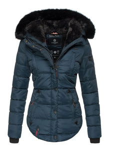 Marikoo LOTUSBLUTE women's winter jacket, blue