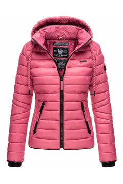 Navahoo Lulana women's transitional jacket with hood, Berry