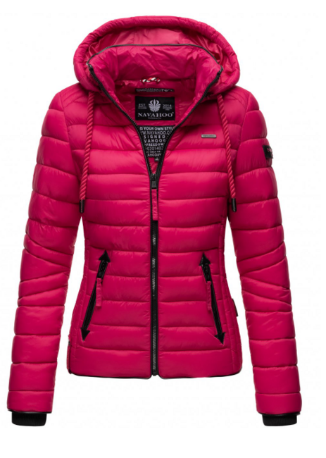 Navahoo Lulana giacca transitoria da donna con cappuccio, fucsia