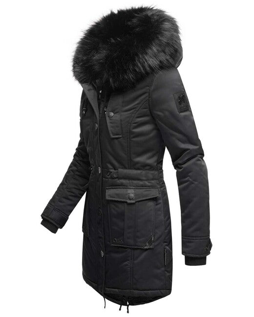 Navahoo Luluna Princess giacca invernale da donna con cappuccio, nera