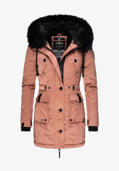 Navahoo Luluna Princess giacca invernale da donna con cappuccio, terracotta