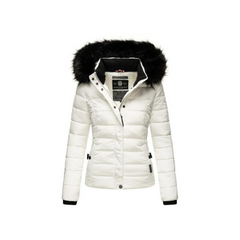 Navahoo Miamor giacca invernale con cappuccio da donna, bianco