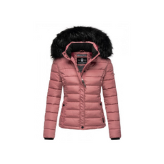 Navahoo Miamor giacca invernale con cappuccio da donna, Dark rose