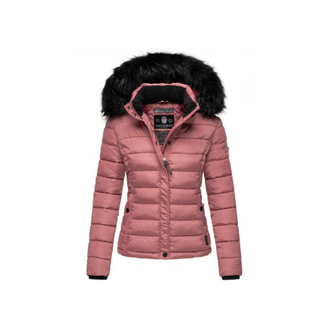 Navahoo Miamor giacca invernale da donna con cappuccio, rosa scuro