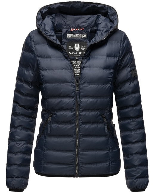 Navahoo Neevia giacca transitoria da donna con cappuccio, navy