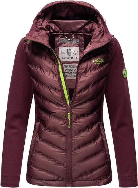 Navahoo NIMM MICH MIT giacca outdoor da donna, melanzana