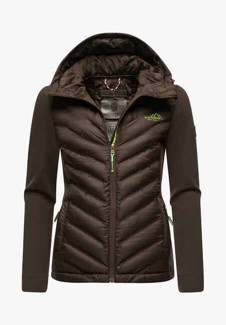 Navahoo NIMM MICH MIT giacca outdoor da donna, cioccolato scuro