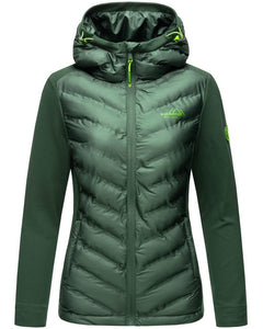 Navahoo NIMM MICH MIT women's outdoor jacket, dark green