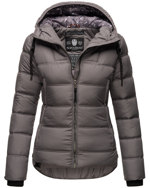 Navahoo Renesmee giacca transitoria da donna, grigio scuro