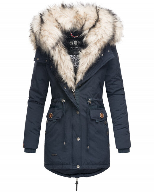Navahoo Sweety giacca invernale da donna con cappuccio, blu