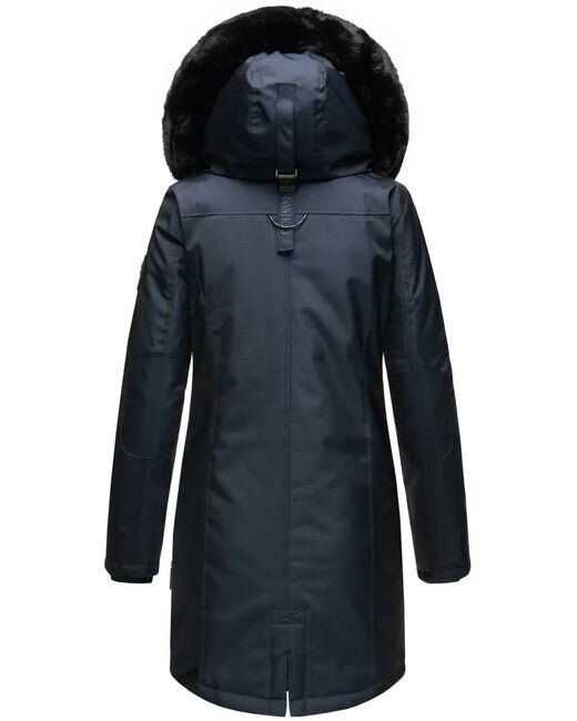 Navahoo Tiniis giacca invernale da donna con cappuccio, navy