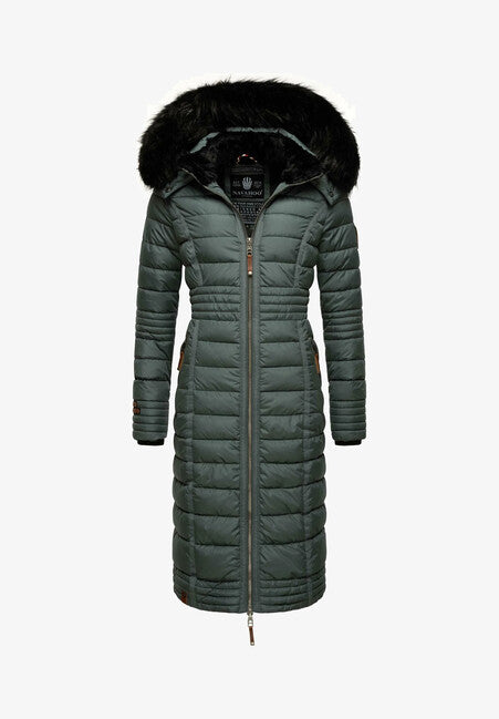Navahoo Umay cappotto trapuntato da donna, blu tempesta