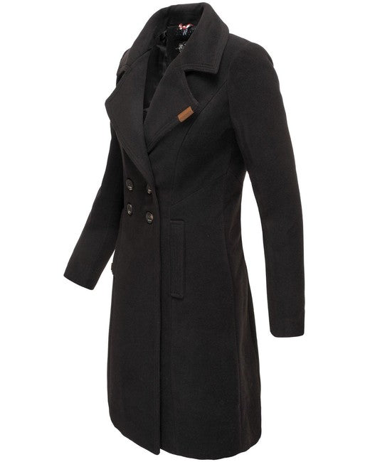 Navahoo Wooly cappotto invernale da donna, nero
