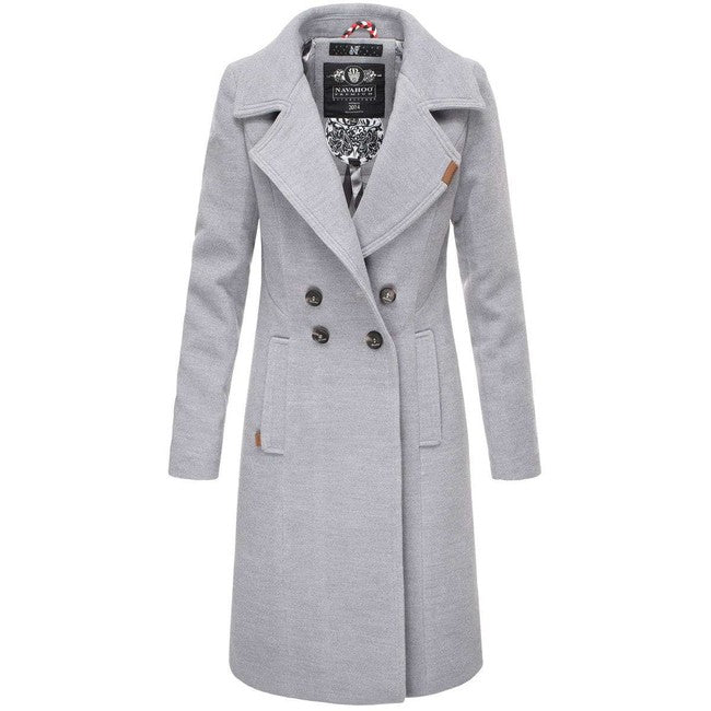 Navahoo Wooly cappotto invernale da donna, grigio