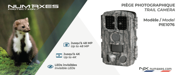 NUM'AXES Trail Camera Model PIE1076