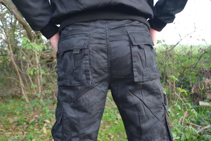 Loshan Roberto pantaloni da uomo, night camo