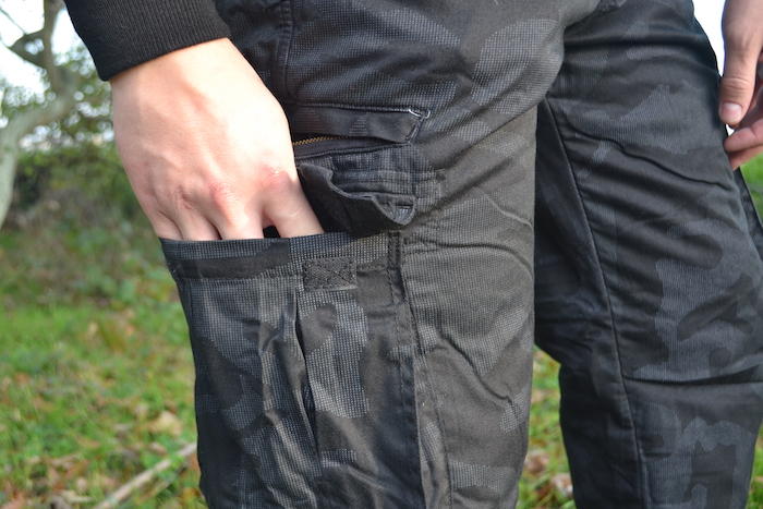 Loshan Roberto pantaloni imbottiti da uomo, night camo