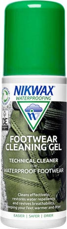Nikwax Gel detergente con spazzola per scarpe sportive Gel detergente per calzature 125ml
