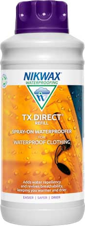 Nikwax Tx.Direct Spray-On spray impregnante per indumenti impermeabili 1l
