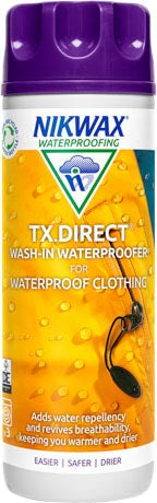 Nikwax Tx.Direct Wash-In detergente per abiti impermeabili 300ml