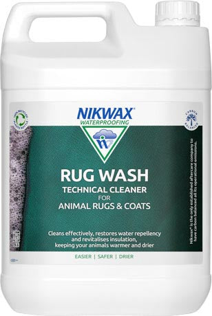 Nikwax Rug Wash detergente speciale per tappeti e coperte per animali domestici 5l