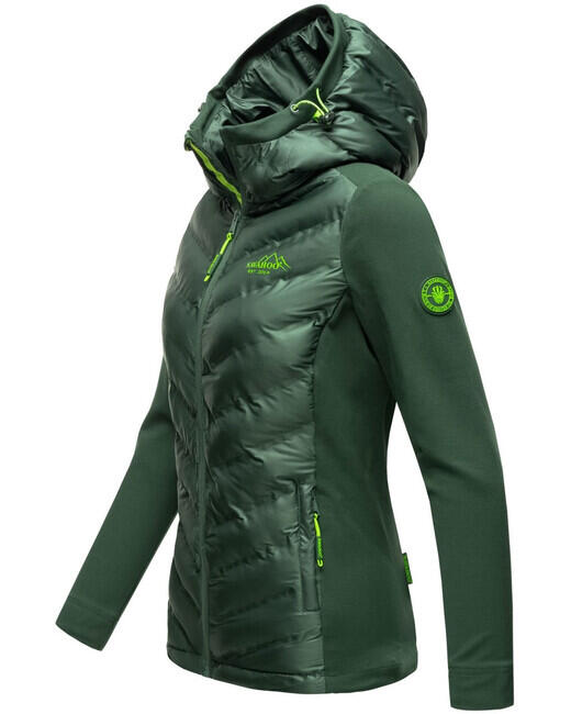 Navahoo NIMM MICH MIT women's outdoor jacket, dark green