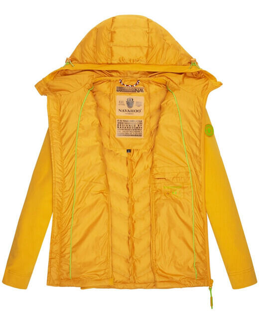 Navahoo NIMM MICH MIT giacca outdoor da donna, gialla