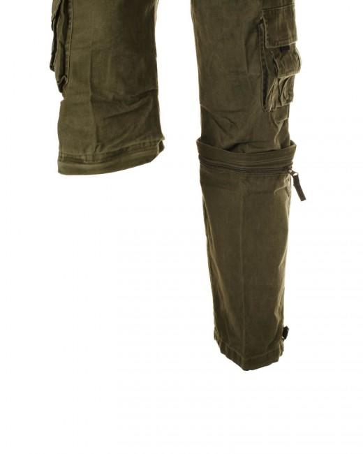 O&T Wales pantaloni cargo da uomo, oliva