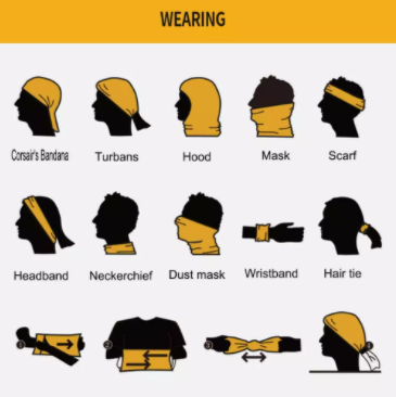 WARAGOD Värme sciarpa multifunzionale Anonimo