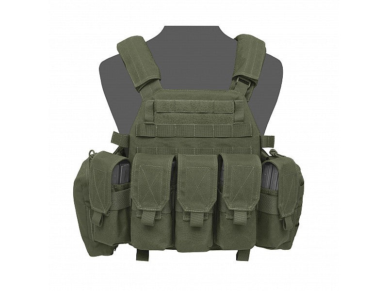 Warrior Elite Ops portapiastre DCS, 6x custodia m4, oliva, medio