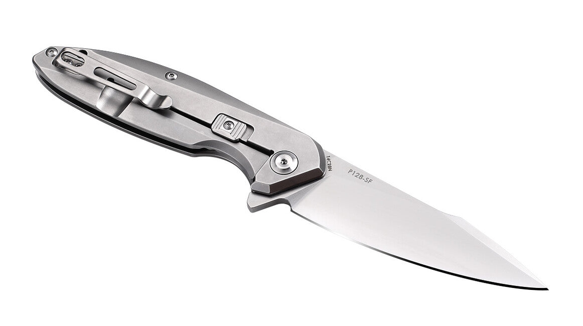 Ruike P128-SF coltello - argento