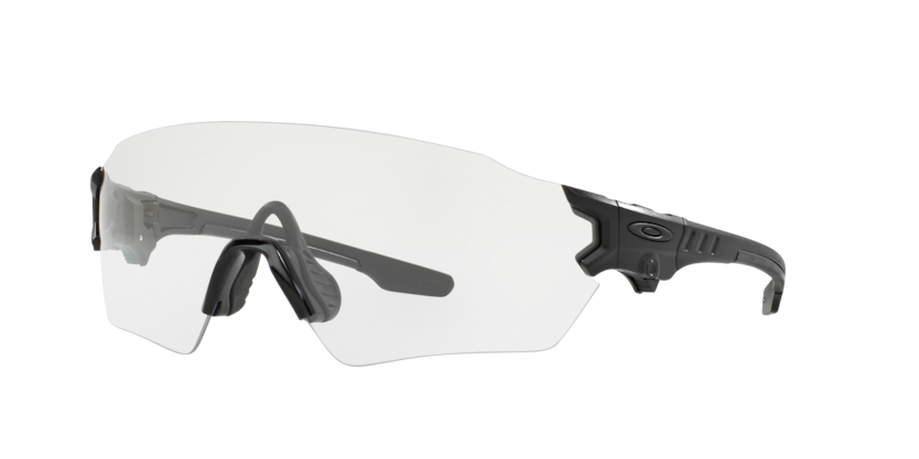Oakley Tombstone Spoil occhiali balistici con lente chiara, nero opaco