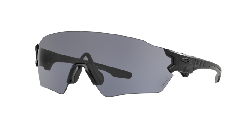 Oakley Violet Tombstone occhiali balistici con lente grigio scuro, nero opaco