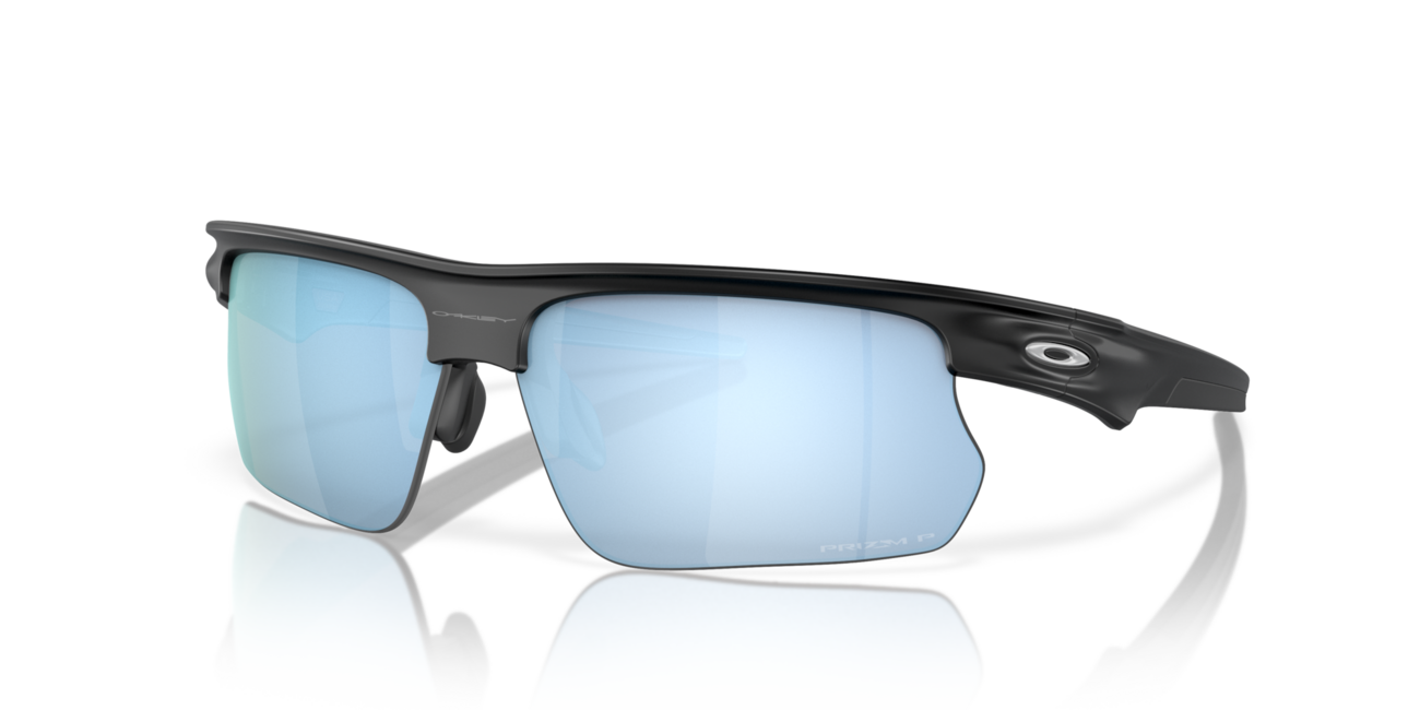 Oakley Bisphaera occhiali da sole con telaio Matte Black e con le diapositive Prizm Deep Water Polarized 68
