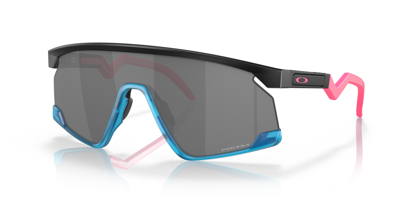 Oakley Bxtr occhiali da sole con telaio Matte Black e con le diapositive Prizm Black 39