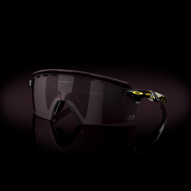 Oakley Encoder Strike Vented occhiali da sole con telaio Black Ink e con le diapositive Prizm Road Black 39, titanium