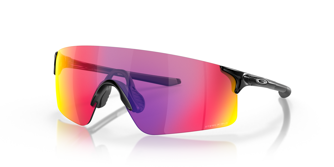 Oakley Evzero Blades occhiali da sole con telaio Polished Black e con le diapositive Prizm Road