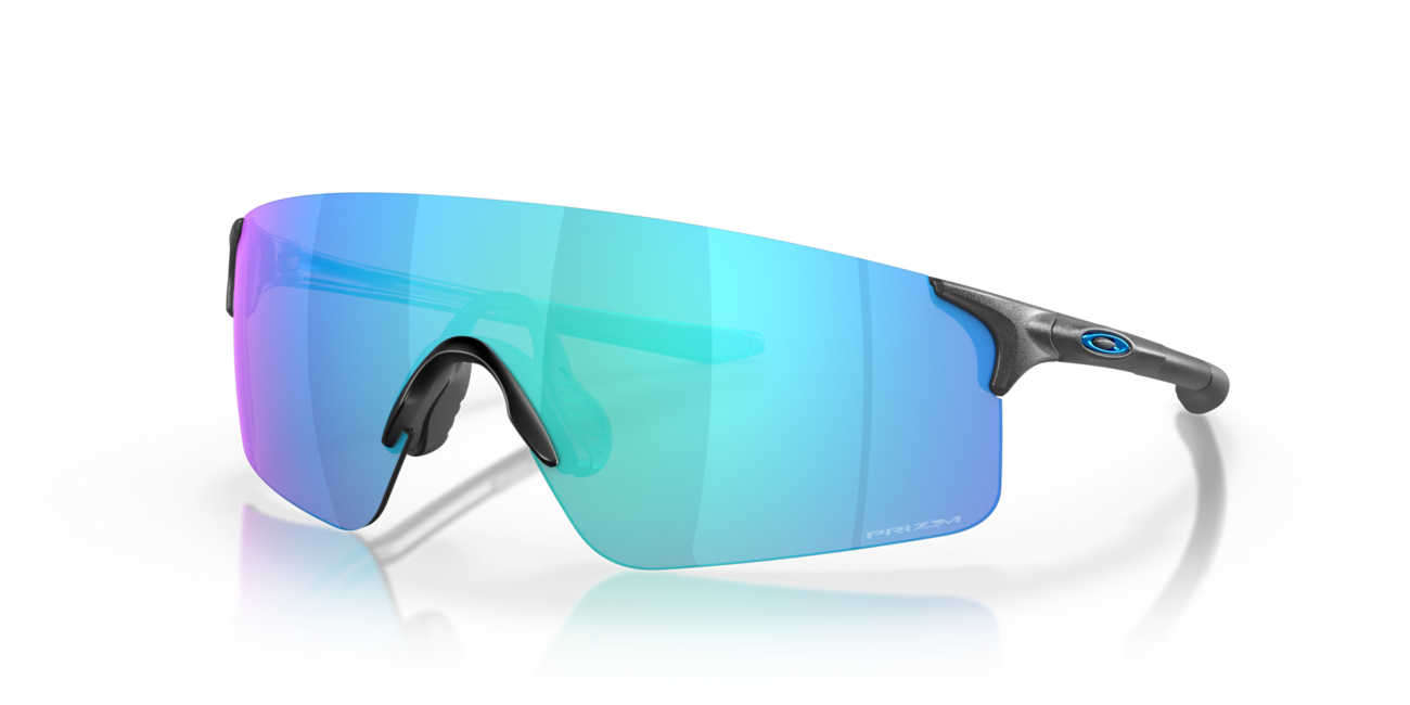 Oakley Evzero Blades occhiali da sole con telaio steel e con le diapositive prizm sapphire