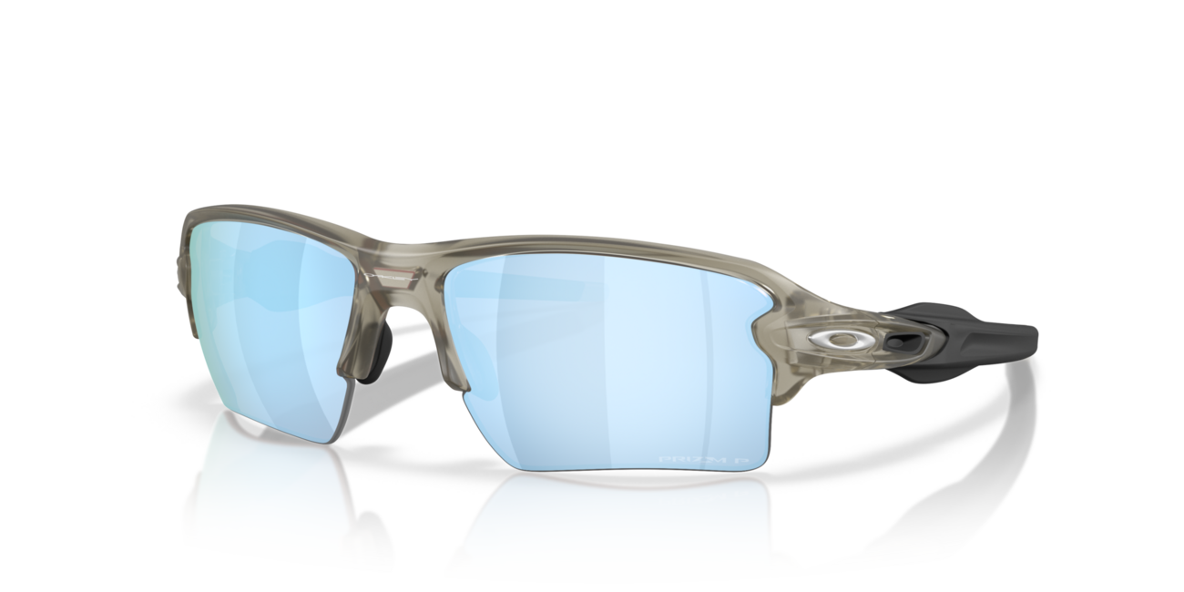 Oakley Flak 2.0 XL occhiali da sole con telaio Matte Grey Ink e con le diapositive Prizm Deep Water Polar 59, metal