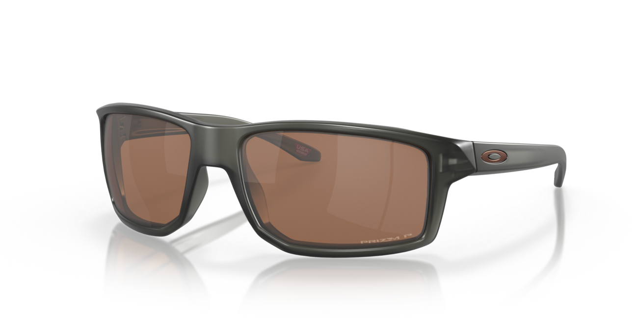 Oakley Gibston occhiali da sole con telaio Matte Grey Smoke e con le diapositive Prizm Tungsten Polarized 61