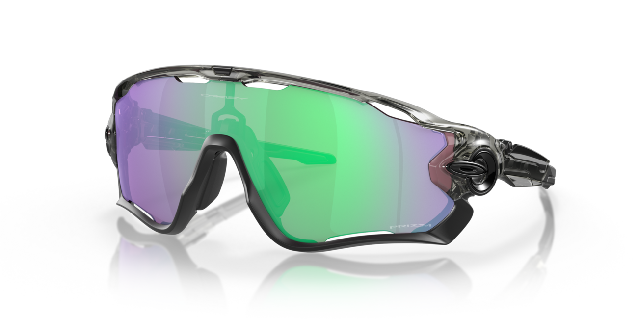 Oakley Jawbreaker occhiali da sole con telaio Grey Ink e con le diapositive Prizm Road Jade