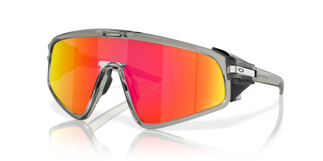 Oakley Latch Panel occhiali da sole con telaio Grey Ink e con le diapositive Prizm Ruby 35
