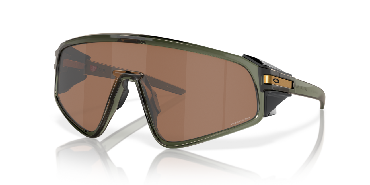 Oakley Latch Panel occhiali da sole con telaio Olive Ink e con le diapositive Prizm Tungsten 35