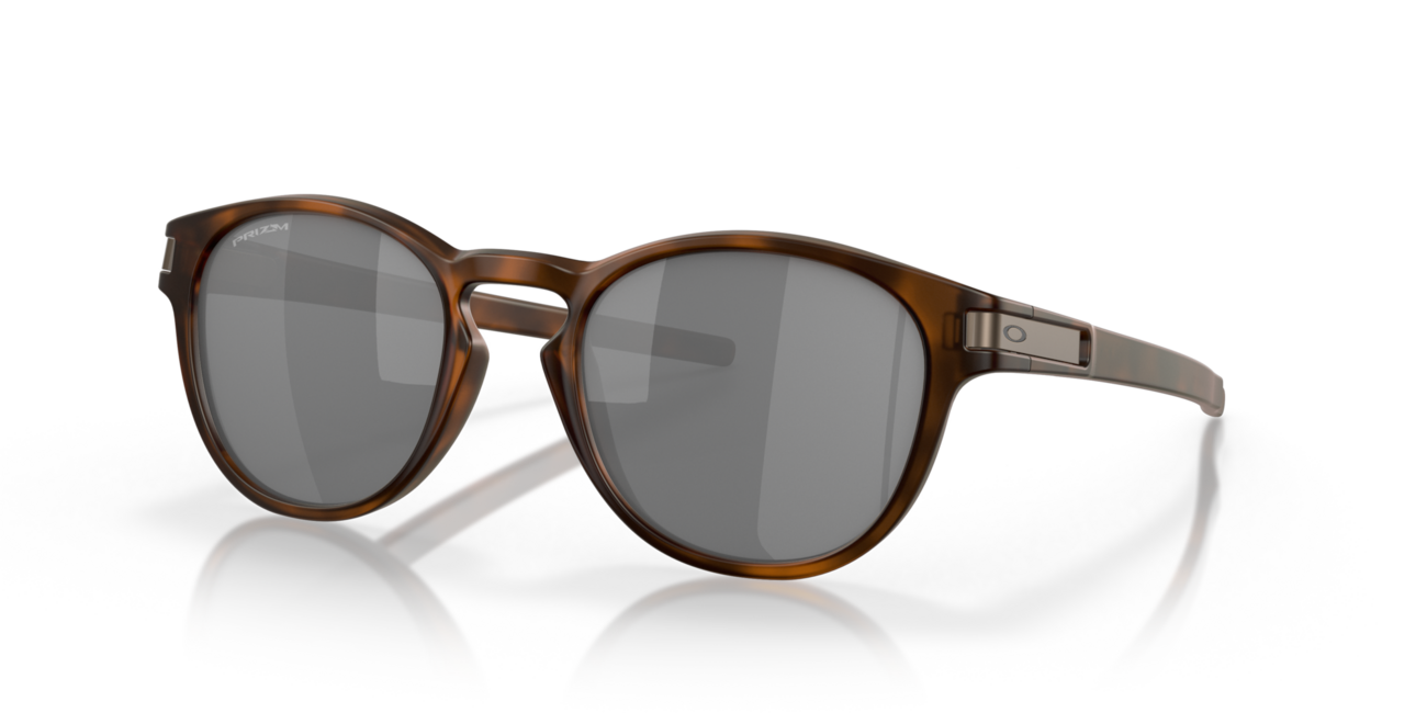 Oakley Latch occhiali da sole con telaio Matte Brown Tortoise e con le diapositive Prizm Black 53