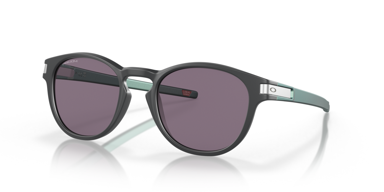 Oakley Latch occhiali da sole con telaio Matte Carbon e con le diapositive Prizm Grey 53