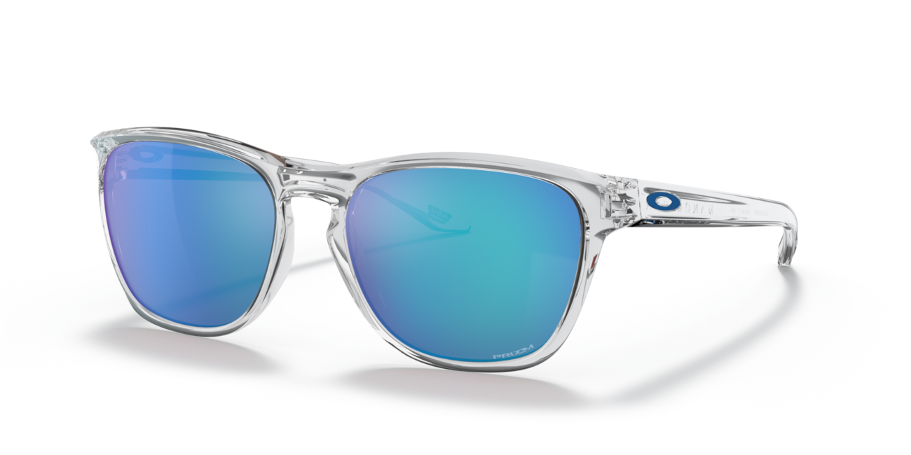 Oakley MANORBURN occhiali da sole Prizm Sapphire 56, polished clear