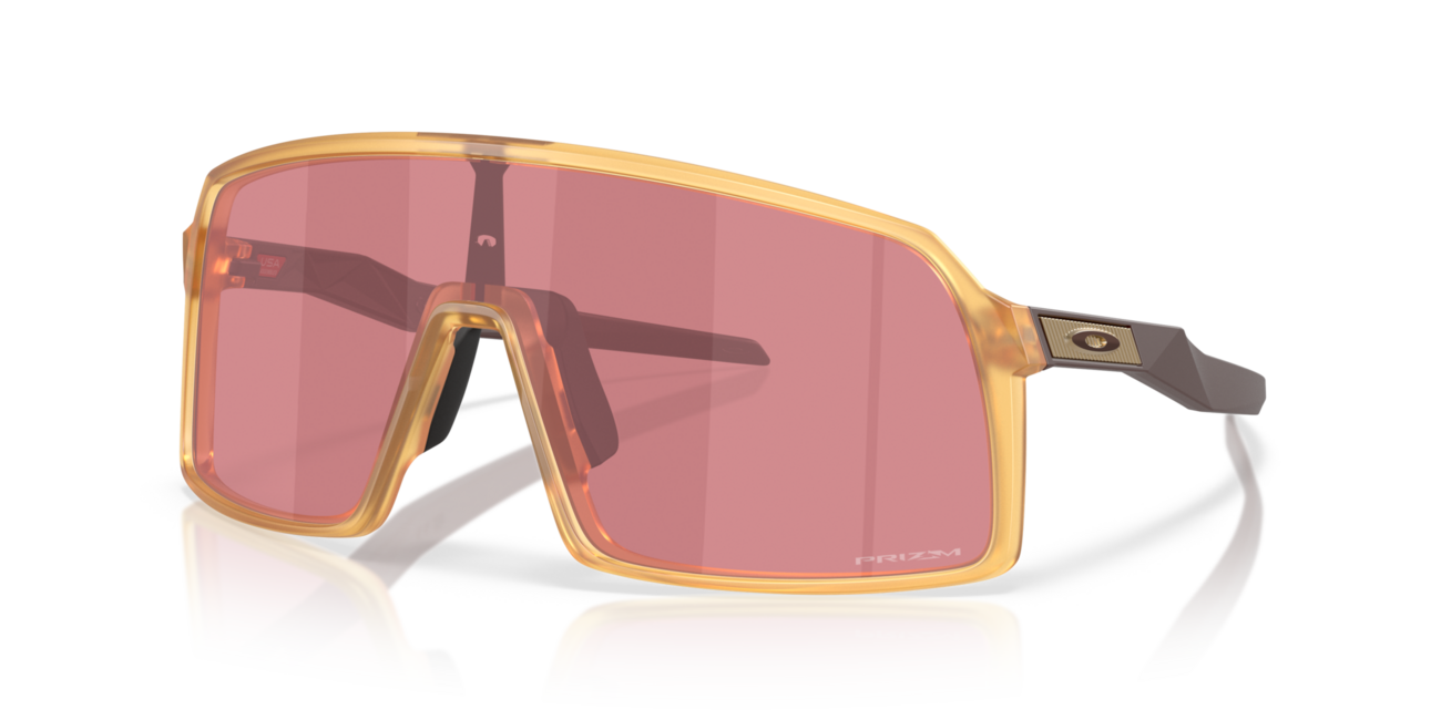 Oakley Sutro occhiali da sole con telaio Matte Trans Light Curry e con le diapositive Prizm Dark Golf , steel
