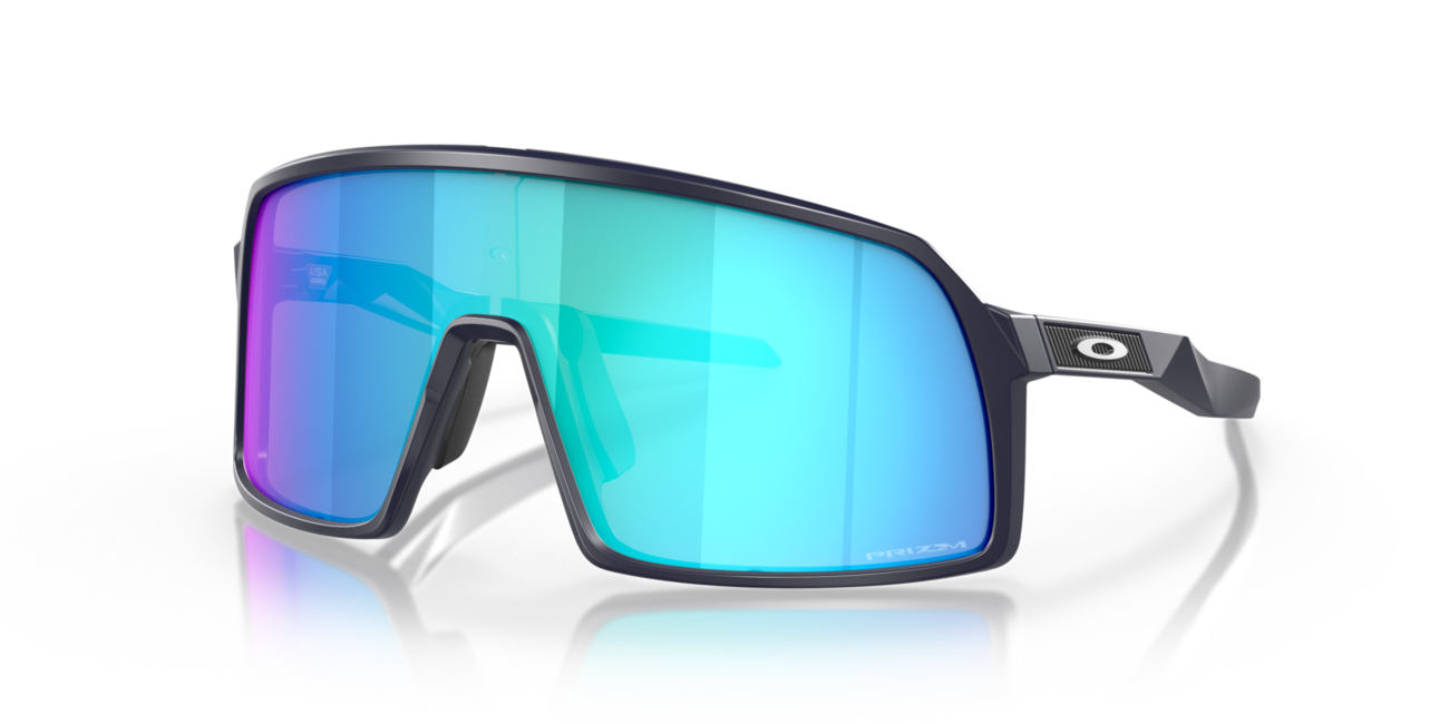 Oakley Sutro S occhiali da sole con telaio Matte Navy e con le diapositive Prizm Sapphire